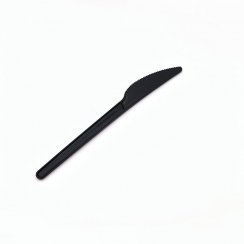 BIO kompostovatelný PLA černý nůž 165mm (50ks)