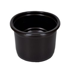 Zatavovací miska na polévku černá kulatá 350ml (500ks)