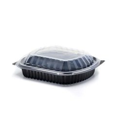 Recyklovatelný menubox černý jednodílný 1l (300ks)