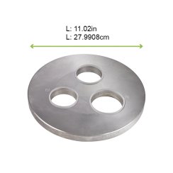 Zatavovací matrice s otvory o průměru 62mm, 74mm, 62mm (1ks)