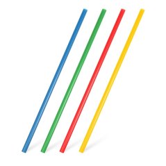 Znovupoužitelné plastové brčko JUMBO mix barev 25cm 8mm (6000ks)