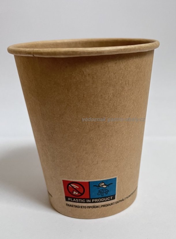 Kelímek EKO papírový hnědý 16oz, 400ml (1000ks)