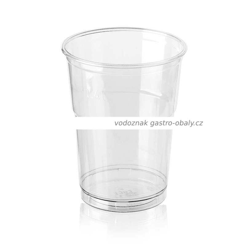 Kelímek rPET 550ml/ryska 400ml transparentní EU logo (800ks)