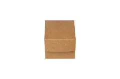 Grill box/ burger krabička nepromast. s hliníkem hnědá 13x10x8cm. (196ks)
