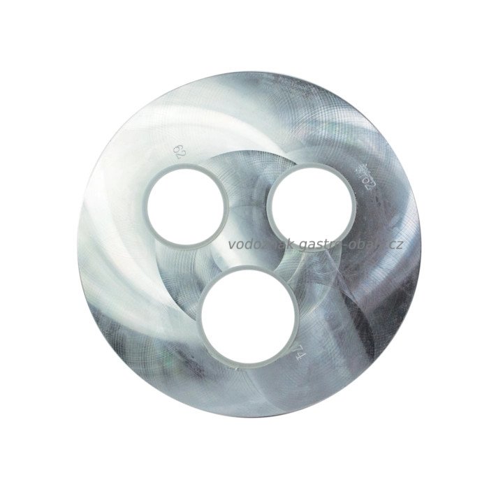 Zatavovací matrice s otvory o průměru 62mm, 74mm, 62mm (1ks)