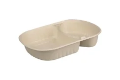 Menubox 2-dílný z cukrové třtiny 1150ml (400ks)