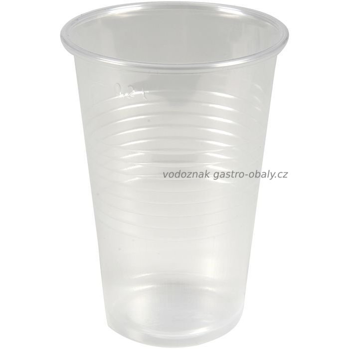 EKO recyklovatelný kelímek PP/PET, ryska 200ml, EU logo (3000 ks)