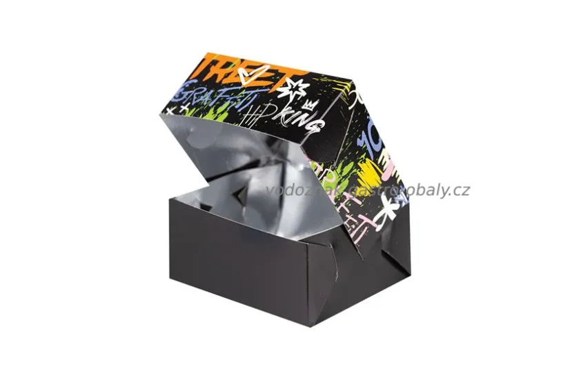 Grill box/ krabička nepromast. s hliníkem SOUL FOOD 20x20x5cm (125ks)