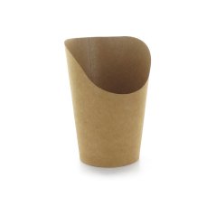 EKO kelímek na tortilu, hranolky, churros hnědý 12oz 300g (1000ks)
