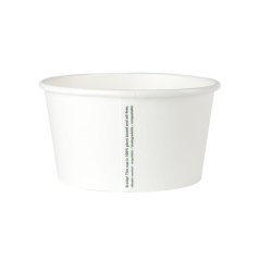 Kelímek BIO na polévku papírový bílý 300ml, 12oz (500ks)