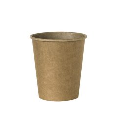 Kelímek EKO papírový hnědý 8oz, 200ml (2400ks)