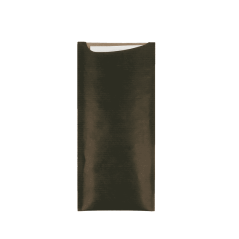 Kapsička na příbory černá s ubrouskem (250ks) Kapsička na příbory černá s ubrouskem (250ks)