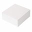 Bílá papírová krabička na dort s alu / hliníkem 19x19x8cm (111ks)