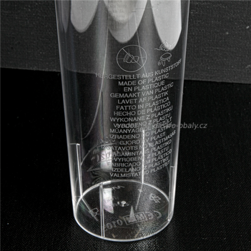 Long drink plastový kelímek PS krystal 300ml transparentní (500ks)
