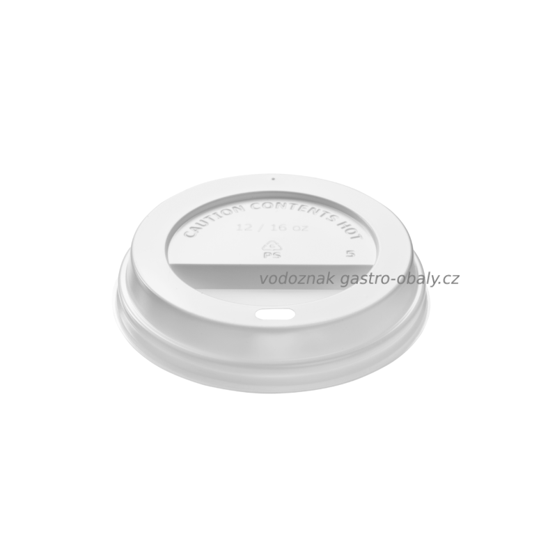 Víčko PS bílé ke kelímku na kávu 12/16oz (1000ks)