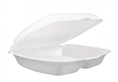 XPS menu box 2-dílný 245x195x70mm, náhrada za EPS lunch box (300ks)
