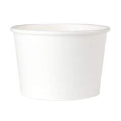Kelímek EKO na polévku papírový bílý 400ml, 16oz i s víkem (500+500ks)