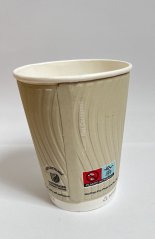 BIO kelímek 100% papír 12oz/300ml dvoustěnný (500 ks) BIO kelímek 100% papír 12oz/300ml dvoustěnný (500 ks)