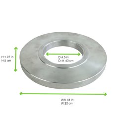 Zatavovací matrice s otvorem o průměru 11,43cm na salátové/poke misky (1ks)