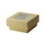 Krabice papírová s víkem s průhledem 8x8x5cm (250ks) Krabice papírová s víkem s průhledem 8x8x5cm (250ks)