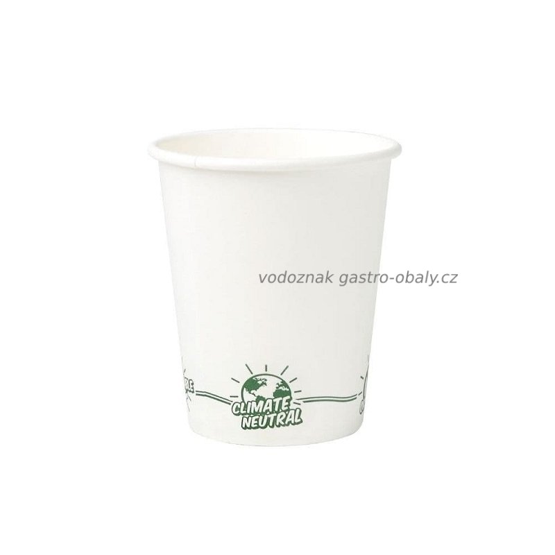 Kelímek BIO papírový bílý 8oz, 200ml (1000ks)