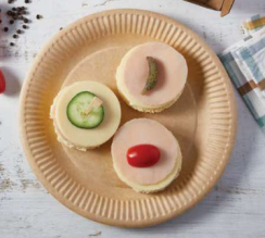 Eko talíř papírový kulatý mělký hnědý-kraft 18cm (1000ks)