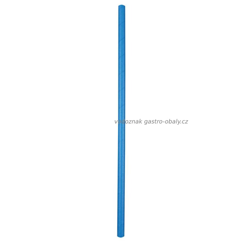 BIO brčko JUMBO 8mm papírové modré 25cm (2100 ks)