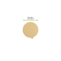 Zatavovací nepromastitelné papírové víčko průměr 7,59cm (1000ks)