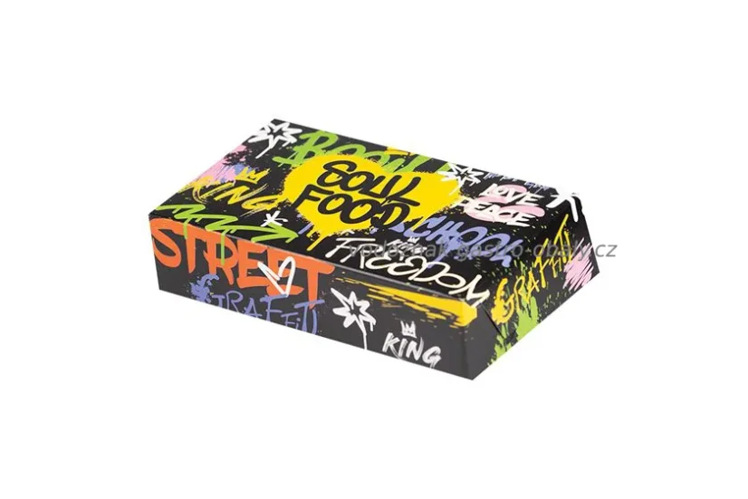 Grill box/ krabička nepromast. s hliníkem SOUL FOOD 23x13x5cm (145ks)