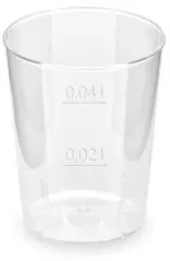 EKO tvrzený kelímek na panák PP, ryska 20ml a 40ml (2000ks)