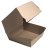 Krabička na hamburger kraft 11,4x11,4x9cm (600ks)
