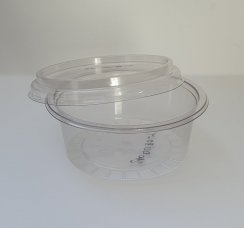 Recyklovatelný kelímek vč. víčka 80ml, transparentní PET (1000ks)