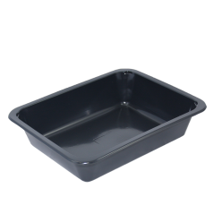 Zatavovací miska PP černá 1-dílná 227x178x50mm (500ks)