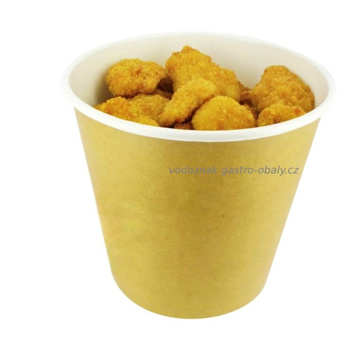 Papírový kbelík na kuře 2550ml (100ks)
