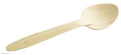 BIO kompostovatelná dřevěná lžíce 160mm (100ks)
