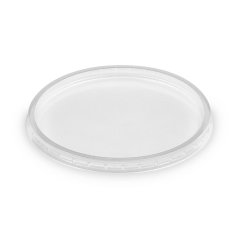 Víčko na DELI misku 200/250ml s průměrem 117mm, kulaté transparentní (500ks)