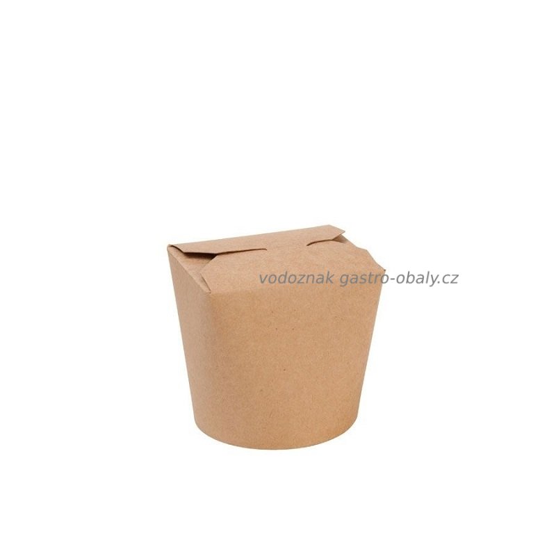 Kelímek papírový uzavíratelný hnědý 400ml/16oz (500ks)