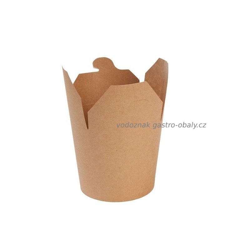 Kelímek papírový uzavíratelný hnědý 400ml/16oz (500ks)
