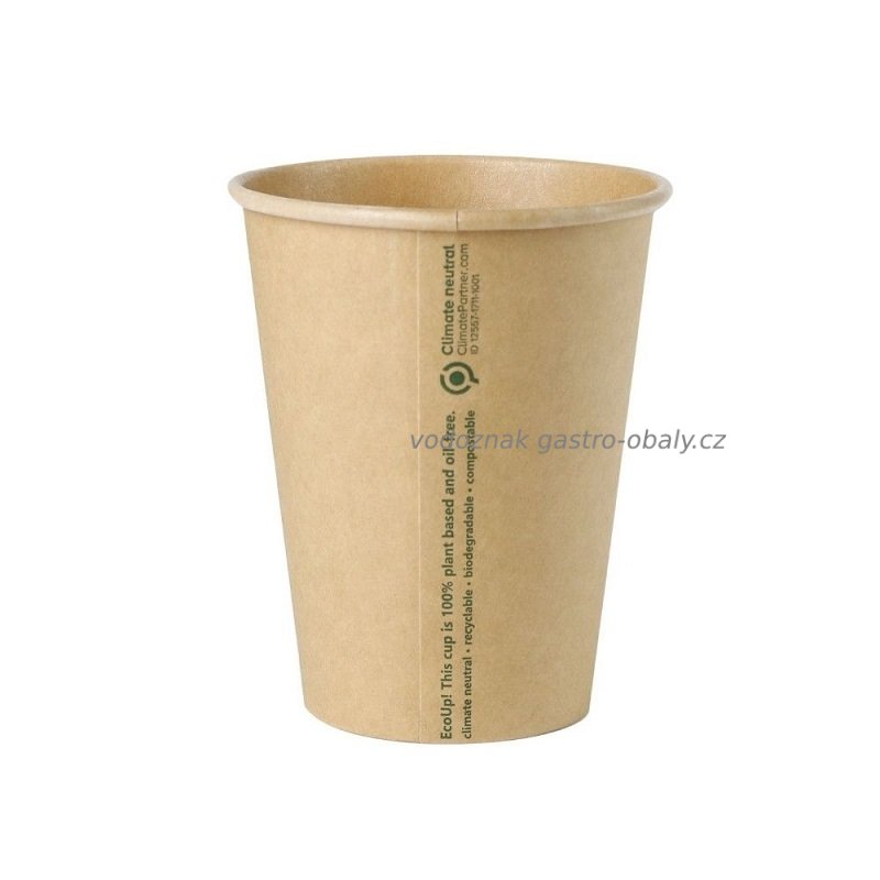 Kelímek BIO papírový hnědý 12oz, 300ml (1000ks)
