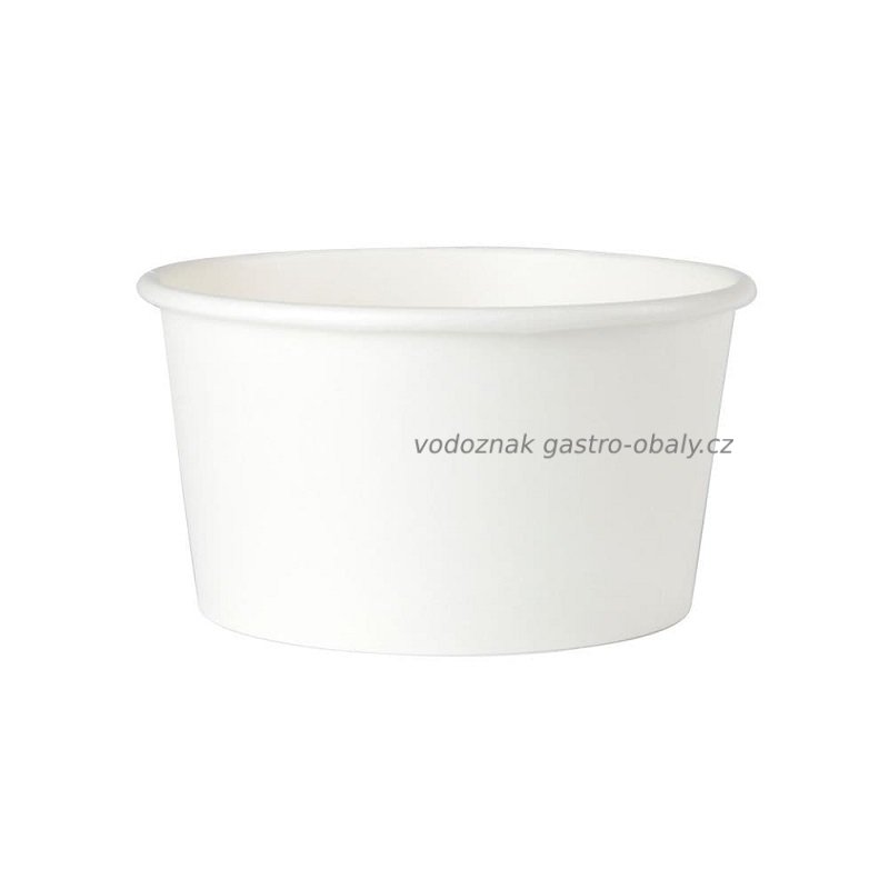 Kelímek BIO na polévku papírový bílý 300ml, 12oz (500ks)