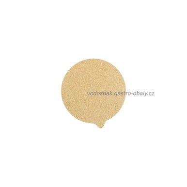 Zatavovací nepromastitelné papírové víčko průměr 6,60cm (1000ks)