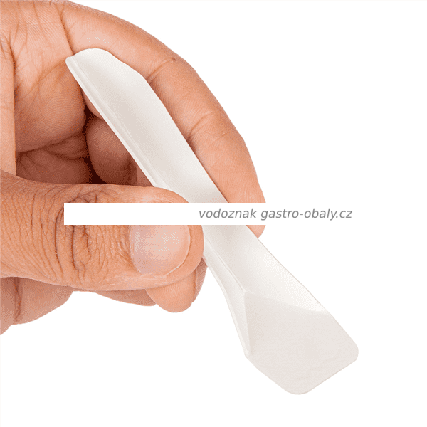 BIO papírová mini lžička na zmrzlinu 94mm individuálně balená (400ks)