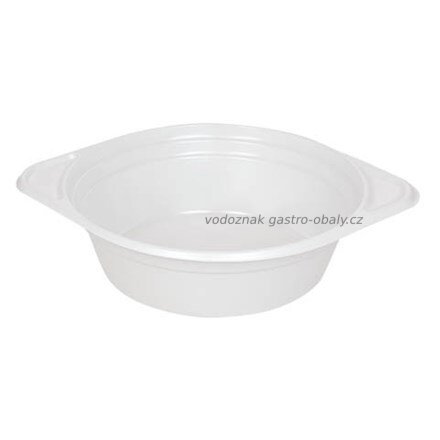 Bílá PP miska hluboká na polévku, guláš 500ml (3200ks)