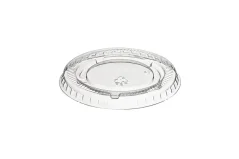 Víčko PET ploché bez otvoru, pro kelímek 2-4 oz POB50-R, POB100-R (3000ks)