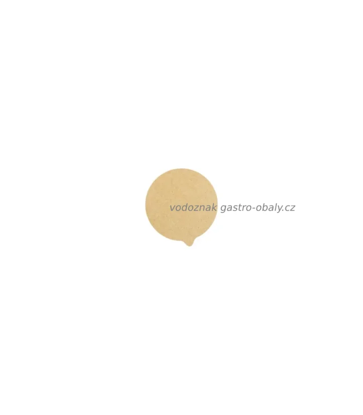 Zatavovací nepromastitelné papírové víčko průměr 7,59cm (1000ks)