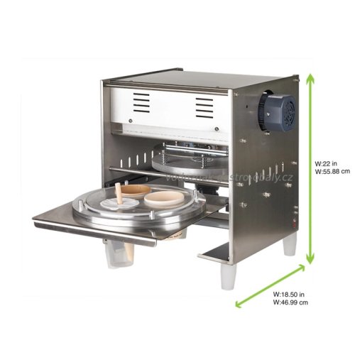 Zatavovací stroj na papírová víčka pro poke misky, papírové kelímky atd. (1ks)