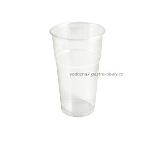 EKO recyklovatelný kelímek PP/PET, ryska 500ml, EU logo (800 ks)