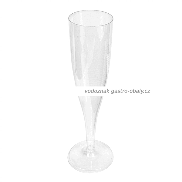 Sklenka plast transparentní na šampaňské 100ml (180ks)