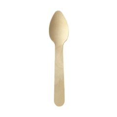 BIO kompostovatelná dřevěná lžíce 160mm (1000ks)