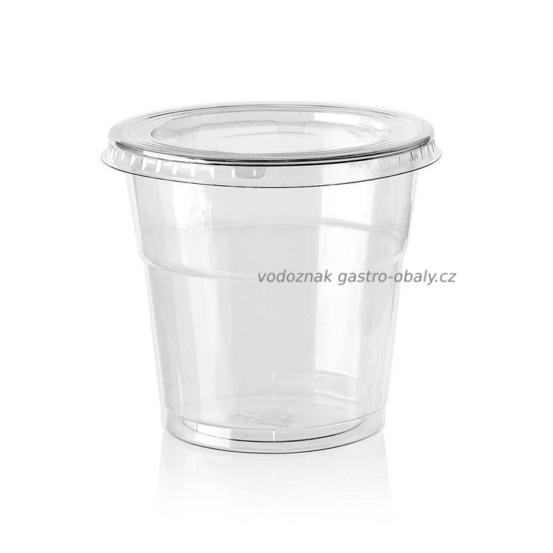 Kelímek rPET 400ml/ryska 300ml transparentní EU logo (800ks)